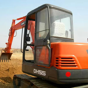 Mini-excavatrice sur chenilles d'occasion Doosan Dh55-7 de 2020, d'origine coréenne, certifiée CE EMC, moteur Doosan, godet - Product Image 3