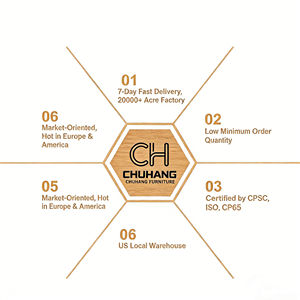 โครงเตียงคู่สไตล์ฝรั่งเศสคลาสสิก เตียงทันสมัยเรียบง่าย พร้อมหัวเตียงรับน้ำหนักได้มาก พับเก็บและปรับได้ - Product Image 6