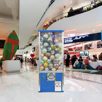 Distributeur automatique de capsules de jouets de 25 pouces, certifié CE 2026, avec système de paiement par jetons, capacité de 200-300, en acier galvanisé