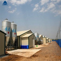 Poulailler pour 10000 poulets structure préfabriquée en acier à structure légère poulailler bâtiment de ferme avicole