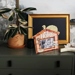 अनुकूलित लोगो कार्यालय होम डेस्कटॉप लकड़ी के शिल्प सजावट के लिए पोस्टर चित्र फोटो फ्रेम DIY फूल के लिए छाया फ्रेम