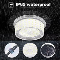Lampes suspendues LED à détecteur de mouvement solaires IP65 étanches pour usage extérieur et intérieur, jardin, rue, abri, maison
