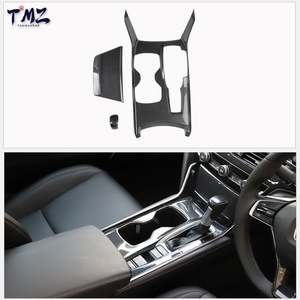 Kit de garnitures décoratives intérieures pour tableau de bord de voiture, motif fibre de carbone noire, pour Honda Accord 10ème génération 2018-2022 RHD - Product Image 5