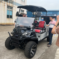 Fabricant de voiturettes de golf de luxe personnalisées voiturette de golf électrique 2 places avec batterie au lithium