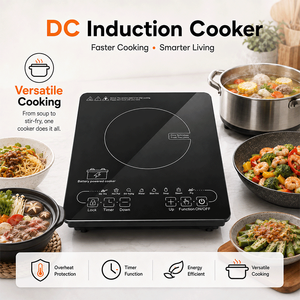 Cocina de Inducción de Cerámica a Batería, Control Táctil, Función de Temporizador, Cocina Eléctrica Multifuncional - Product Image 6
