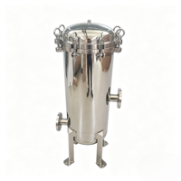 Filtre à eau multi-cartouches à ouverture rapide de type pince en acier inoxydable pour la purification de l'eau