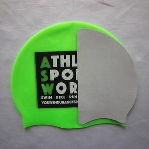 Cá nhân hoá tùy chỉnh in logo bơi không thấm nước mũ Mũ Silicone Bơi cap - Product Image 4