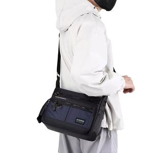High Quality Waterproof PU <b>Leather</b> Men's Square Casual Outdoor Leisure Cross-Body <b>Messenger</b> <b>Bag</b> Japanese Korean - Product Image 3