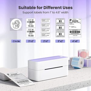 Sailing PM241-BT mini cầm tay xách tay 4x6 100*150 Nhiệt vận chuyển máy in nhãn với USB + Blue Tooth - Product Image 4