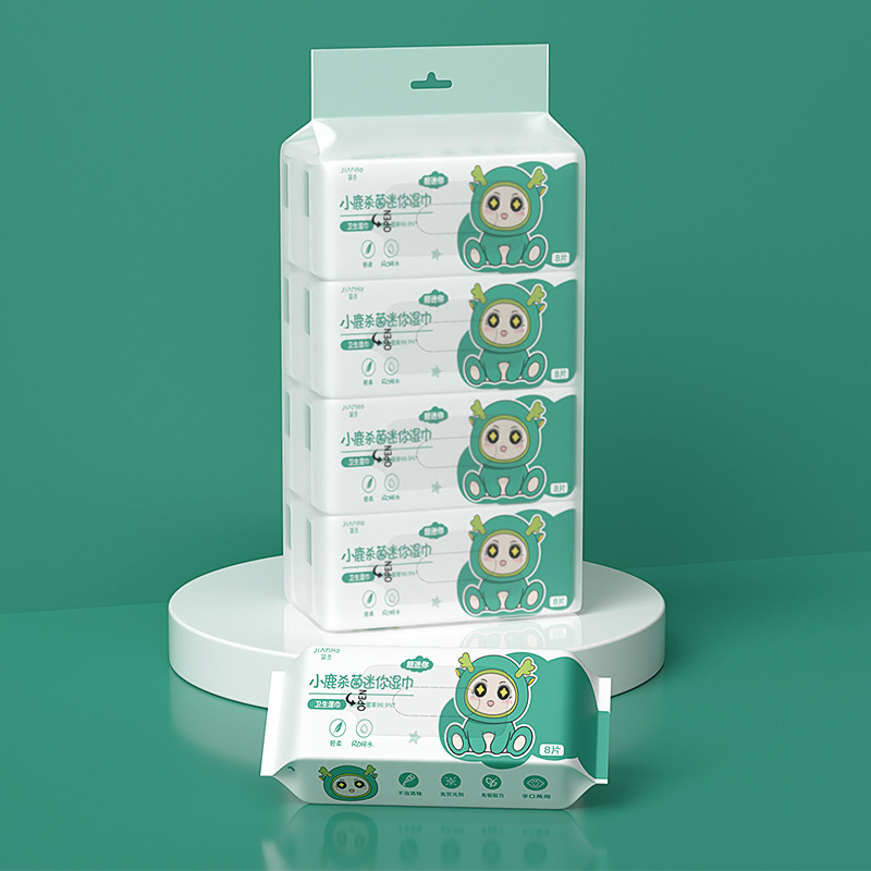 Xiaolu disinfecting mini wipes-8 packs per case