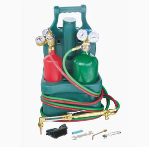 Kit de soudage et de découpe portable de style américain transfrontalier avec bouteilles d'oxygène et d'acétylène - Product Image 2