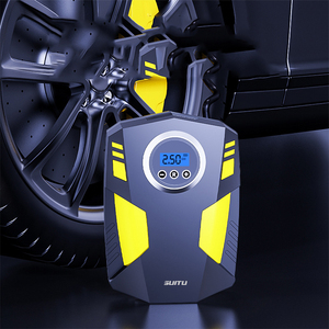 Đa Chức Năng Xe Máy Bơm Không Khí 12V Thông Minh Hiển Thị Kỹ Thuật Số Xách Tay Điện Lốp Khẩn Cấp Xe Inflator Bơm - Product Image 4