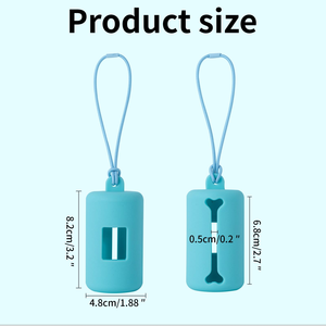 2026 OEM & ODM Distributeur de sacs à déjections pour animaux de compagnie (chats et chiens) d'extérieur, réutilisable, avec procédé de peinture par pulvérisation, et 1 rouleau de 15 sacs pour déjections canines - Product Image 4