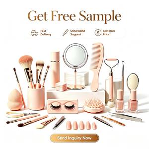 Miroir de maquillage de poche en forme de cœur à double face grossissant 1x 2x avec lumière tricolore, cadre en plastique pliable, portable - Product Image 6