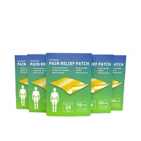 Meditan MDT101a43 Patch Herbal au Piment, Compresse Chaude pour Soulager les Douleurs Cervicales, des Épaules et Articulaires, Poudre Céramique Infrarouge Lointain