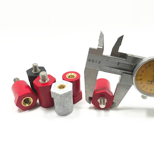 Cột cách điện màu đỏ lục giác M8 * 30 D20 * 30H cột cách điện màu đỏ điện áp thấp cho các ứng dụng điện áp cao - Product Image 4