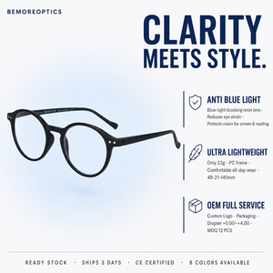 <span class=keywords><strong>Gafas</strong></span> de Lectura <span class=keywords><strong>para</strong></span> Computadora Bemore, Estilo Retro Vintage, <span class=keywords><strong>con</strong></span> Bloqueo de Luz Azul, Antideslumbrantes, <span class=keywords><strong>para</strong></span> Presbicia, Dioptrías de 0 a 4.0, <span class=keywords><strong>para</strong></span> Hombre y Mujer - Product Image 3