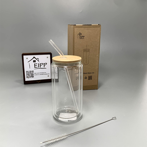Vaso con Globo de Nieve de 12oz, 16oz, 20oz, Personalizado con Etiqueta y Caja, con Orificio Preperforado <span class=keywords><strong>para</strong></span> Decoración de Mesa, Regalo <span class=keywords><strong>para</strong></span> Mujer - Product Image 2