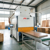 Panneau de porte stratifié à haute fréquence presse machine planche de bois multicouche faisant la machine