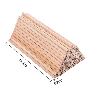 Remise en vrac HB noir enfants dessin crayon en vrac en bois naturel bois brut écrits crayon pour l'école Art - Product Image 6