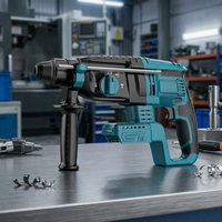 Marteau perforateur rotatif sans balais 26V léger et rechargeable au lithium-ion - Perceuse à percussion et tarière trois fonctions pour béton