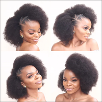 Extensions de Cheveux Humains Vierges Crépus Afro Frisés 100% Bruts Non Traités, Cuticules Alignées, Haute Qualité, Fournisseur en Gros de Dreadlocks