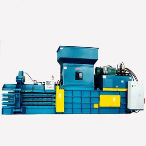 High capacity fully auto hydraulic horizontal cardboard baling press baler machine for sale