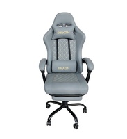 Chaise de jeu PC Tt Racing Confort, chaise de jeu ergonomique en cuir de luxe avec repose-pieds