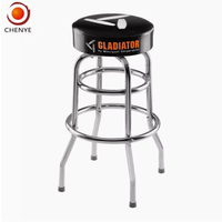 Tabourets de bar modernes avec logo imprimé sur mesure Mobilier de salle à manger chaises conçues en usine