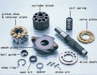 Kit de pièces de rechange pour pompe hydraulique : bloc-cylindres, soupape, patin de piston, plaque oscillante
