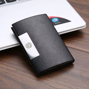 Ensemble de porte-cartes de visite en cuir personnalisé avec stylo et porte-clés - Cadeaux d'entreprise - Product Image 3