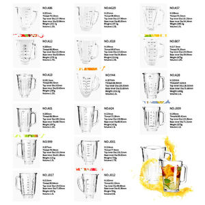 Nouvelle conception de carafe en verre de 1,5 L avec poignée, couvercle et lame pour mixeur électrique <span class=keywords><strong>Kenwood</strong></span>, pièces de rechange pour appareils de cuisine - Product Image 6