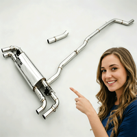 Système d'échappement Catback Performance Valvetronic en acier inoxydable poli miroir, épaisseur 1,5 mm, garantie 3 ans, pour BMW Série 5