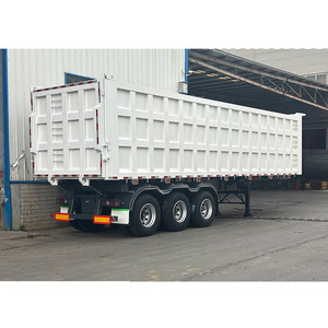 Semi-remorque à benne basculante TONGYA en acier de haute qualité à prix avantageux, capacité de 60 tonnes, 3 essieux - Product Image 1