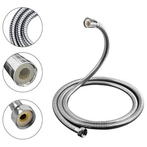 Modern tasarım paslanmaz çelik örme duş hortumu pirinç somun plastik malzeme sıhhi tesisat kategorisi ile esnek Pull-Out - Product Image 6