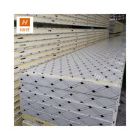 Panneaux sandwich en polyuréthane PU/PIR de 50 mm, 75 mm, 100 mm, 120 mm, 150 mm, 200 mm pour toiture, isolation des murs, chambre froide, congélateur