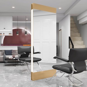 Espejo de pie de alta gama para peluquería y barbería, nuevo estilo, para uso en centros comerciales, ideal para tinte permanente de cuerpo completo, corte de pelo y peluquería ligera. - Product Image 3