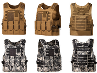 Gilet Tactique d'Entraînement d'Élite OEM avec Logo Personnalisé, Harnais en Nylon à Libération Rapide et Pochettes Chargeur, Sac d'Équipement de Formation Style Tendance