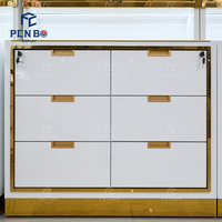 Conception moderne de magasin de parfums de luxe, murs et étagères de présentation personnalisés, armoires, décoration complète pour magasin de parfums