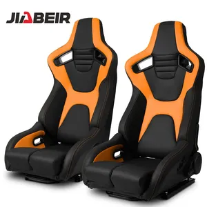 JIABEIR 1095 siège de course universel pour conducteur de voiture, cuir de haute qualité, réglable, simulateur de Sport, jeux, Sim