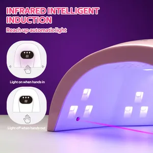 หลอดไฟยูวีสำหรับทำเล็บ 88 วัตต์ 24 หลอด LED เครื่องอบเล็บเจล พร้อมตั้งเวลาได้ 3 ระดับ หลอดยูวีสำหรับทำเล็บมือแบบมืออาชีพ อุปกรณ์ทำเล็บ - Product Image 4
