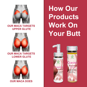 Private Label Hüften und Hintern Creme und Öl Set Ultimate Maca Butt And Hips Vergrößerung creme Butt Enlarge ment Oil Cream Set - Product Image 4