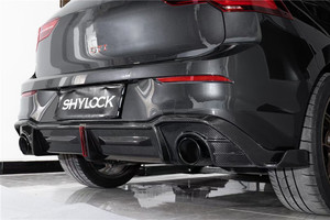 Kit carrosserie pour Volkswagen Golf 8 GTI, style Shyl amélioré, en fibre de carbone, comprenant lèvre avant, jupes latérales, diffuseur et spoiler - Product Image 5