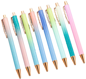 Cadeaux d'école pour fille Beau scintillant rétractable Sea Sky <span class=keywords><strong>Mermaid</strong></span> Dual Gradient Colorful Pens Journaling Glitter <span class=keywords><strong>Ball</strong></span> Point <span class=keywords><strong>Pen</strong></span> - Product Image 6