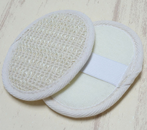 Natural Cotton Hemp <strong>Sponge</strong> Pads <strong>Exfoliating</strong> Sisal <strong>Sponge</strong> <strong>for</strong> Body and <strong>Face</strong> Bath Body - Product Image 3