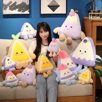 Nouvel arrivage Peluche de gâteau adorable de dessin animé Peluche jouets 25cm 35cm 60cm poupées en peluche douce de fruits d'anime Super douce peluche PP coton