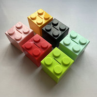 Tirelire en blocs de construction empilables pour enfants, tirelire éducative en briques, cadeau personnalisé amusant pour les économies des enfants