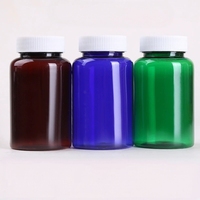 Étiquette personnalisée pour flacon de médicament, pulvérisateur à pompe, ouverture large, promotionnel, flacons à pilules en PET de 60/80/120/150 ml