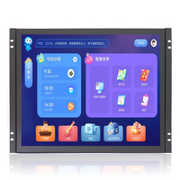 Écran tactile capacitif résistif industriel de 17 pouces avec rétroéclairage LED VGA, pour ordinateur portable/de bureau, interfaces USB AV, format 5:4