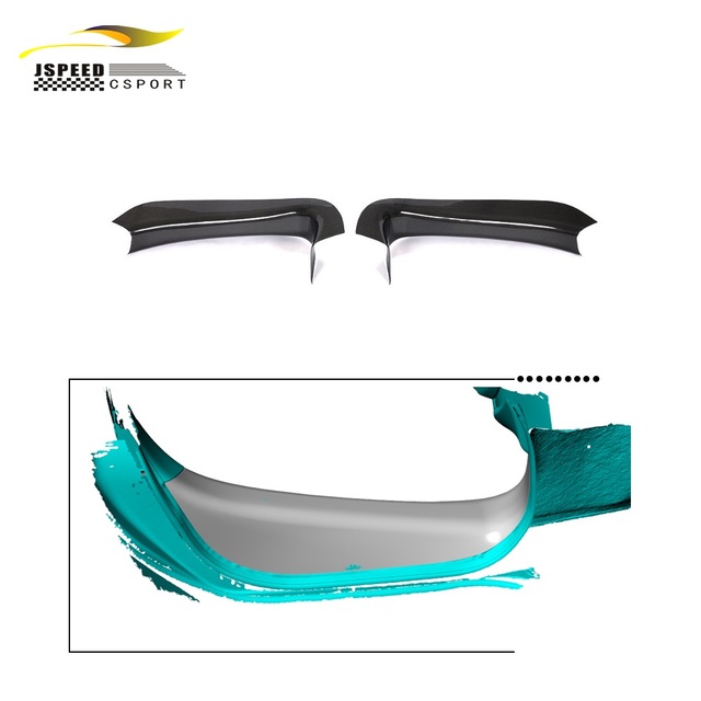 Dry Carbon Fiber Side Door Sills Plate Molding Trim for Mclaren 540 570s 570gt Coupe Spider Convertible 2-Door 2015-2019